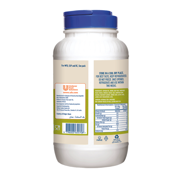 Hellmanns Classic Mayonnaise 3.78L