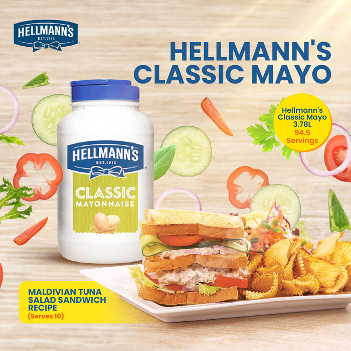 Hellmanns Classic Mayonnaise 3.78L