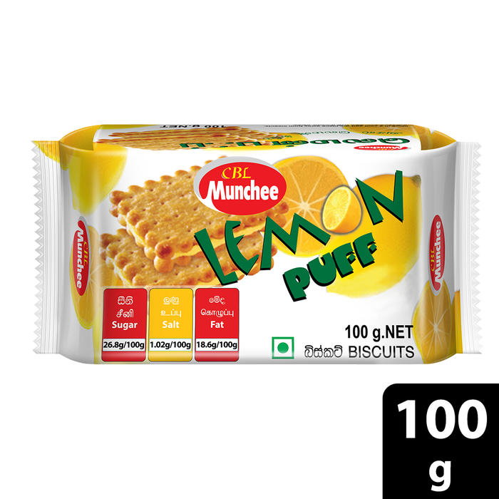 Munchee Lemon Puff 100g