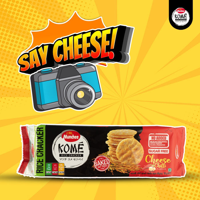 Munchee Kome Cheese & Chilli 90g