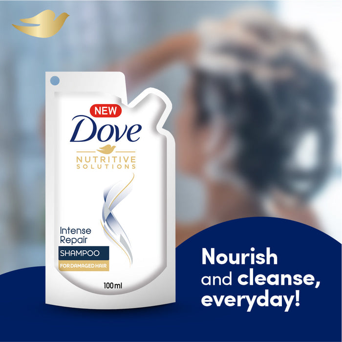 Dove Intense Repair Bio-Protein Care Shampoo Pouch 100ml