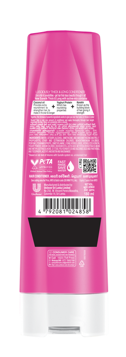 Sunsilk Thick and Long Conditioner 180ml