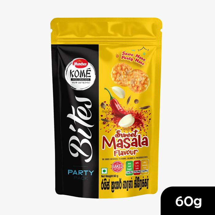 Munchee Kome Bites Sweet Masala 60g