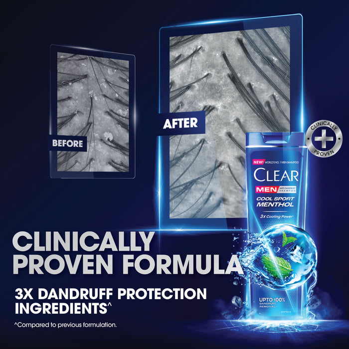 Clear Men Cool Sport Menthol Shampoo 180ml