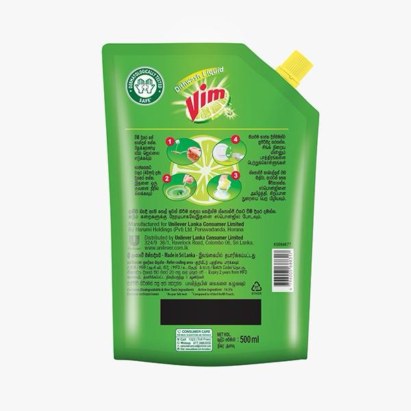 VIM DWL Spouted Pouch 500ml