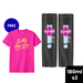 Buy 2 Sunsilk Black Shine 180ml Shampoo & Get a Free Sunsilk Pink Tshirt